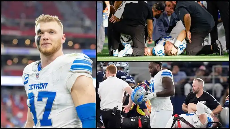 Who got hurt in the lions game today.